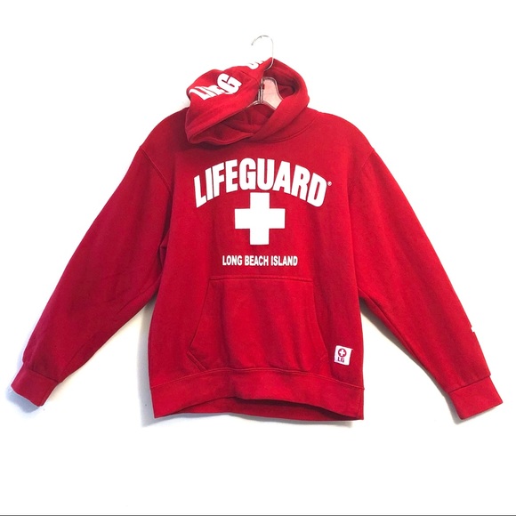 Lifeguard Tops - 🆑 Lifeguard • Long Beach Island Hoodie